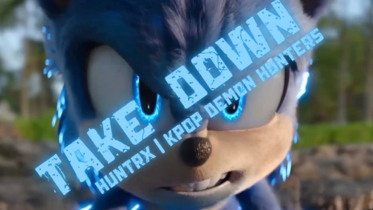 Takedown - Huntrix - Kpop Demon Hunters || AMV || Team Sonic