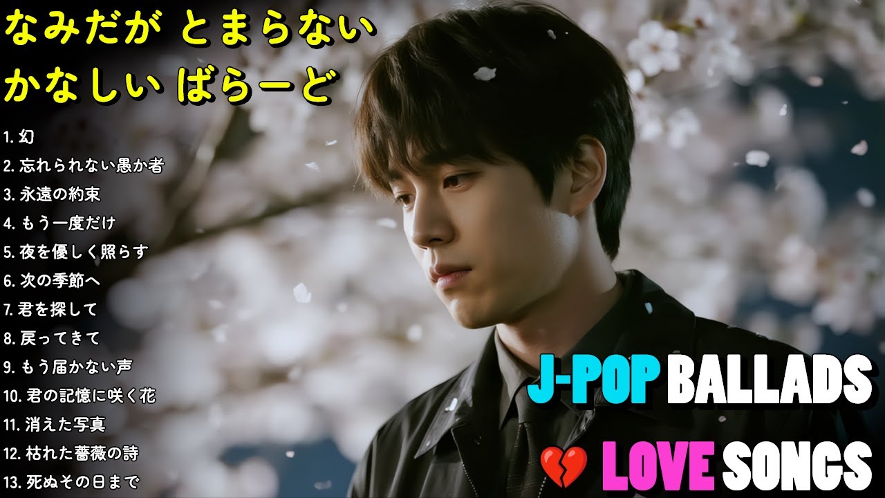 💔 切なすぎるJ-POPバラード 2025 💔  | 涙がこぼれる夜に聴く切ないバラード | 泣ける名曲【歌詞付き】