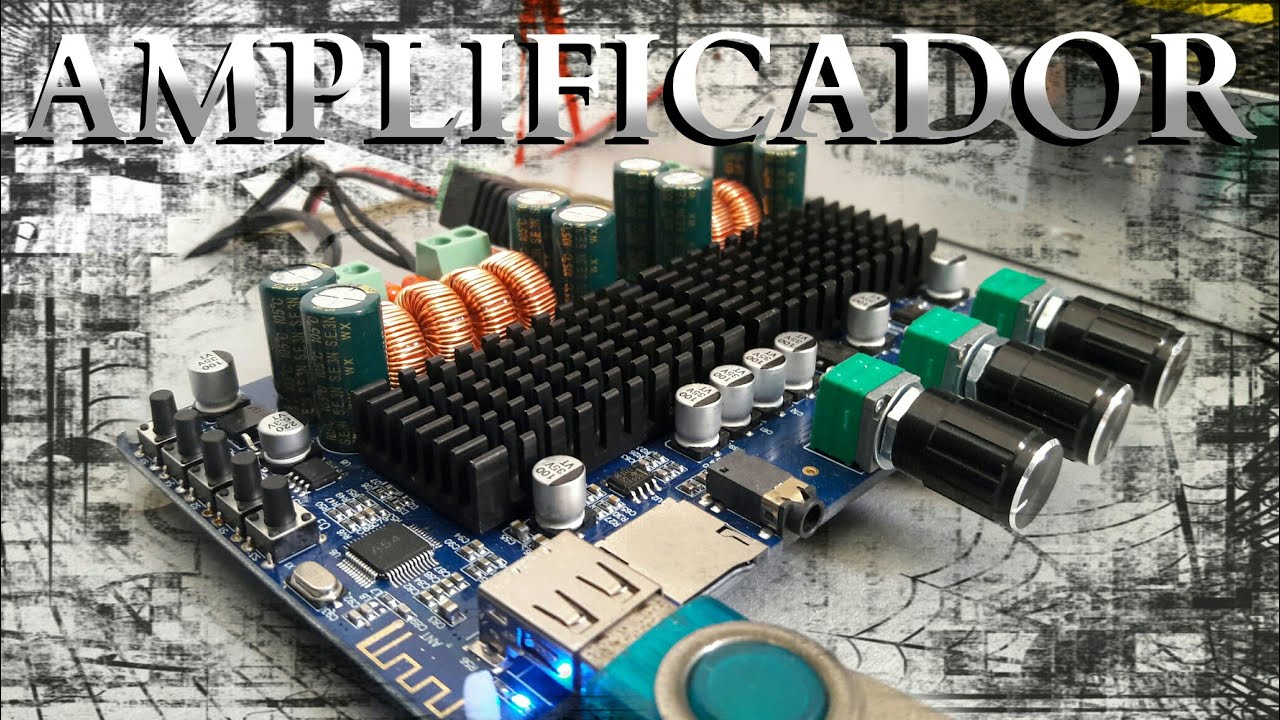 Amplificador 2.1 50w+50w+100w Bluetooth