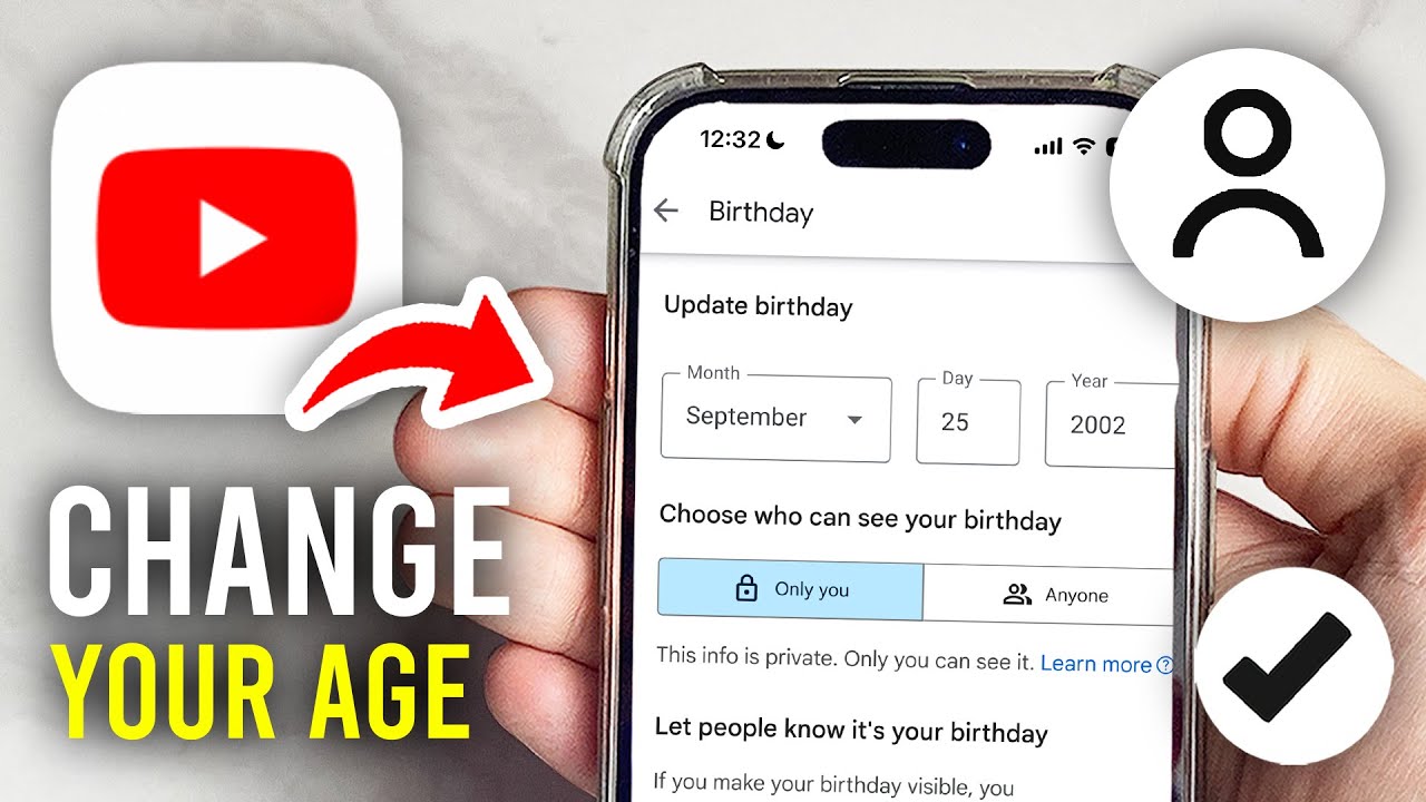 How To Change Age On YouTube - Full Guide