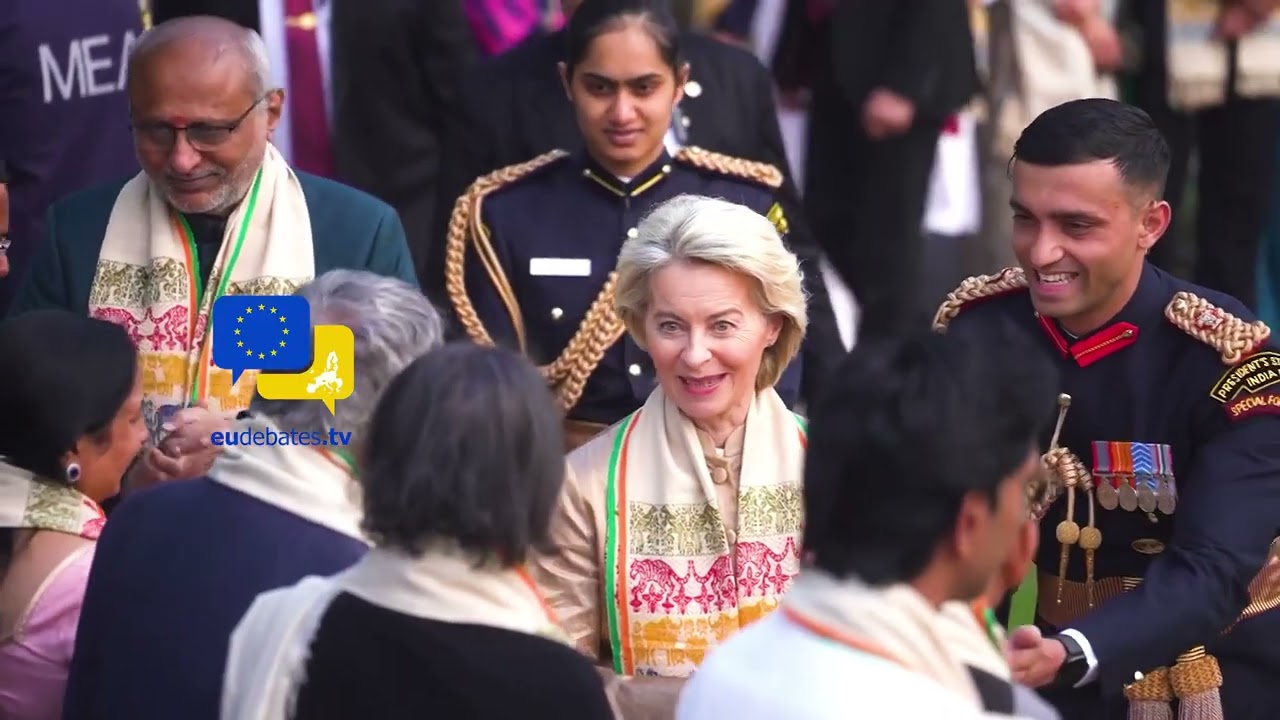 High Tea with President Murmu 🇮🇳 | Von der Leyen & Costa at India Republic Day Reception!