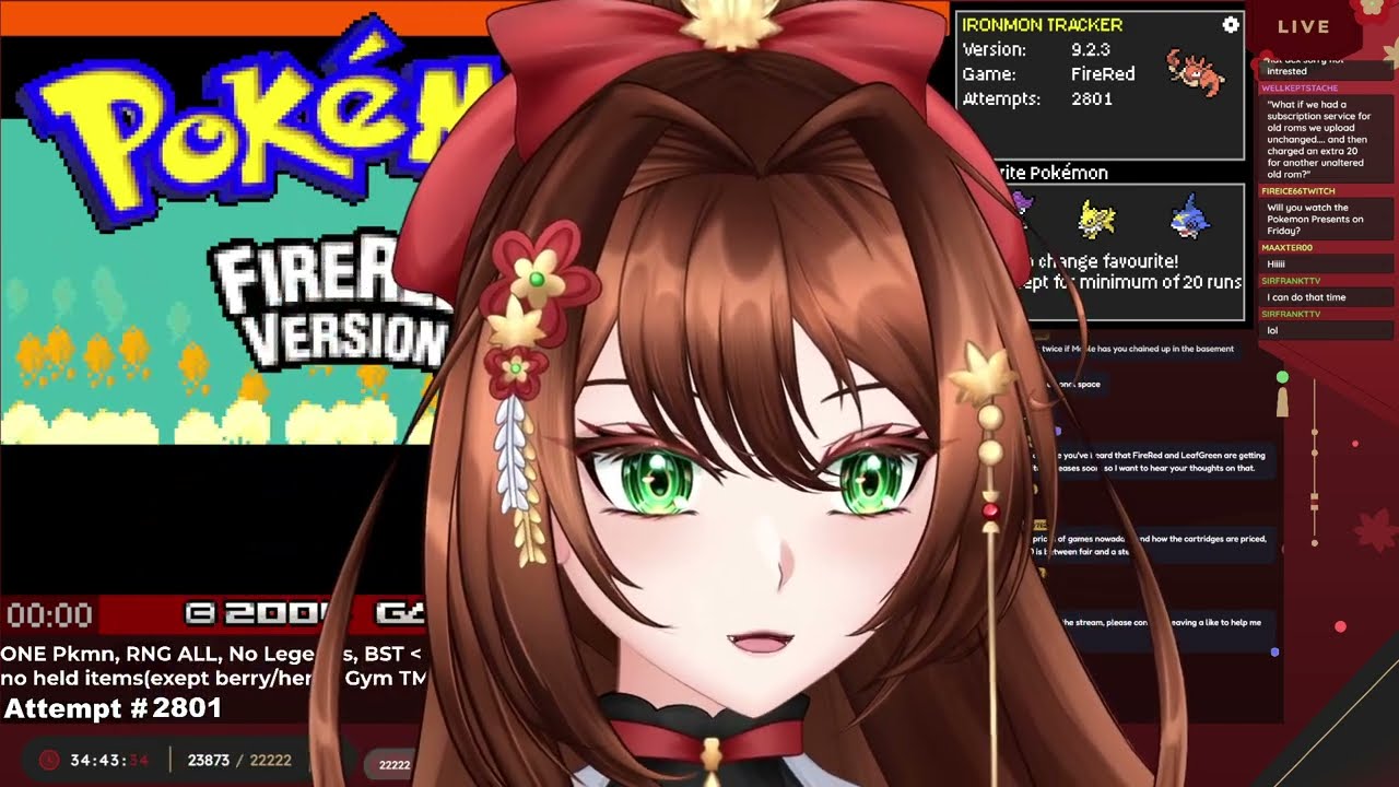 Getting on a run TODAY !kaizo !pb !subathon !incentives Feb 21 2026 Pokémon FireRed/LeafGre