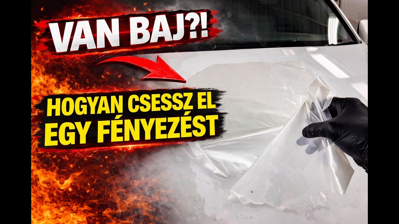 🔥VAN BAJ?! Mit rontottam el a Lexus GS 300h fényezésén – és hogyan javítom ki