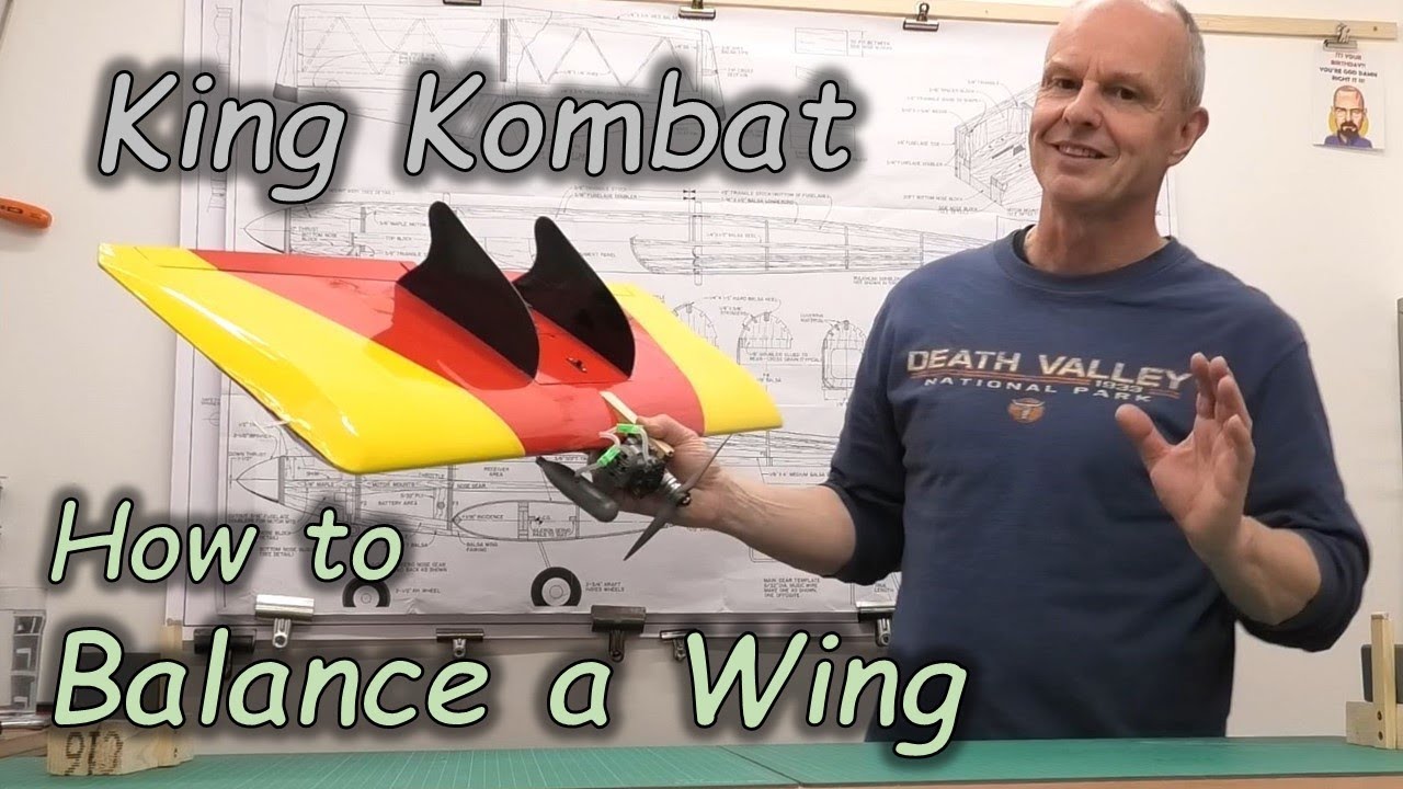 How to Balance a Flying Wing - King Kombat RC Flying Wing