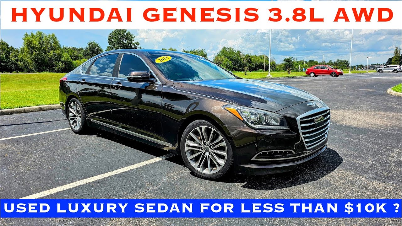 Роскошный седан менее чем за 10 тысяч долларов? Hyundai Genesis 3.8L AWD Sedan 2015 года! Обзор и...