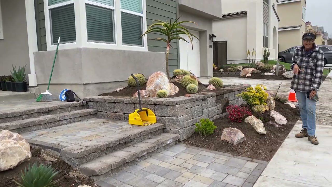 Creating Succulent Magic in this Small Front Yard  Day 1 of 3 4/13/2021