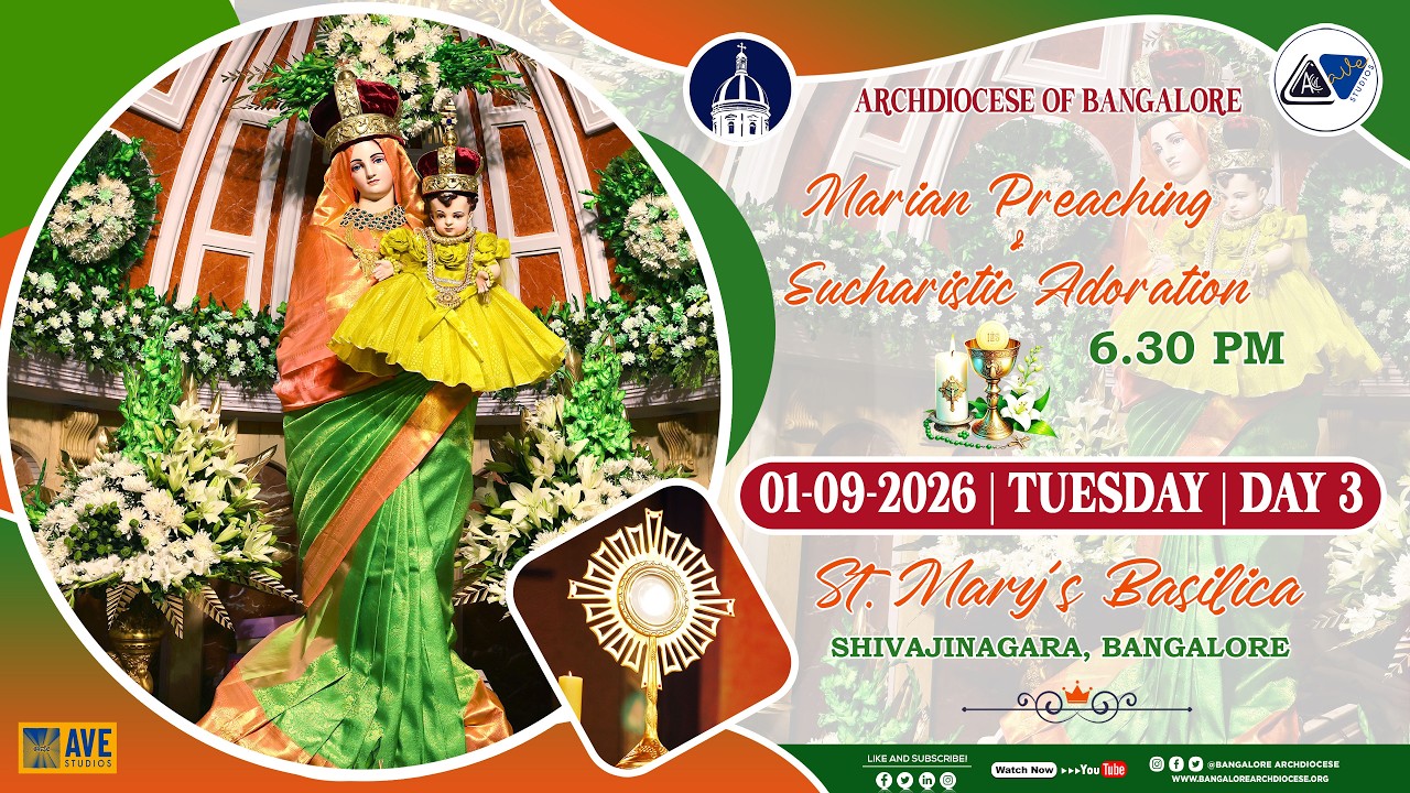 01.09.2026 | Marian Preaching & Benediction | St. Mary's Basilica | Novena & Feast | Day 3