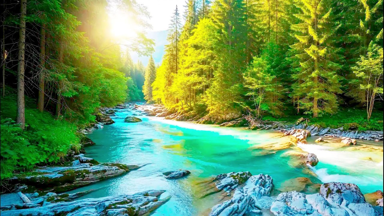 Calming River Sound for Deep Sleep | Natural Healing Ambience for Health and Peace