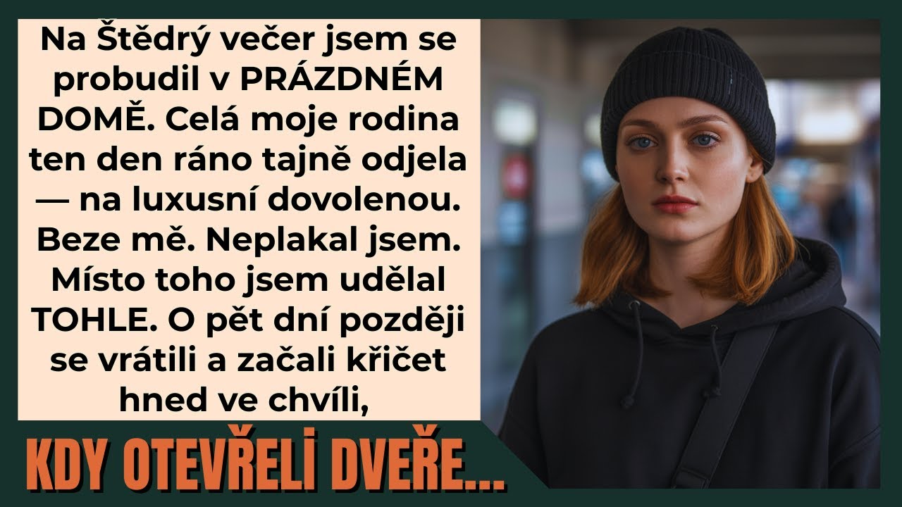 Na Štědrý večer jsem se probudil(a) do prázdného domu. Rodina odjela na luxusní dovolenou.