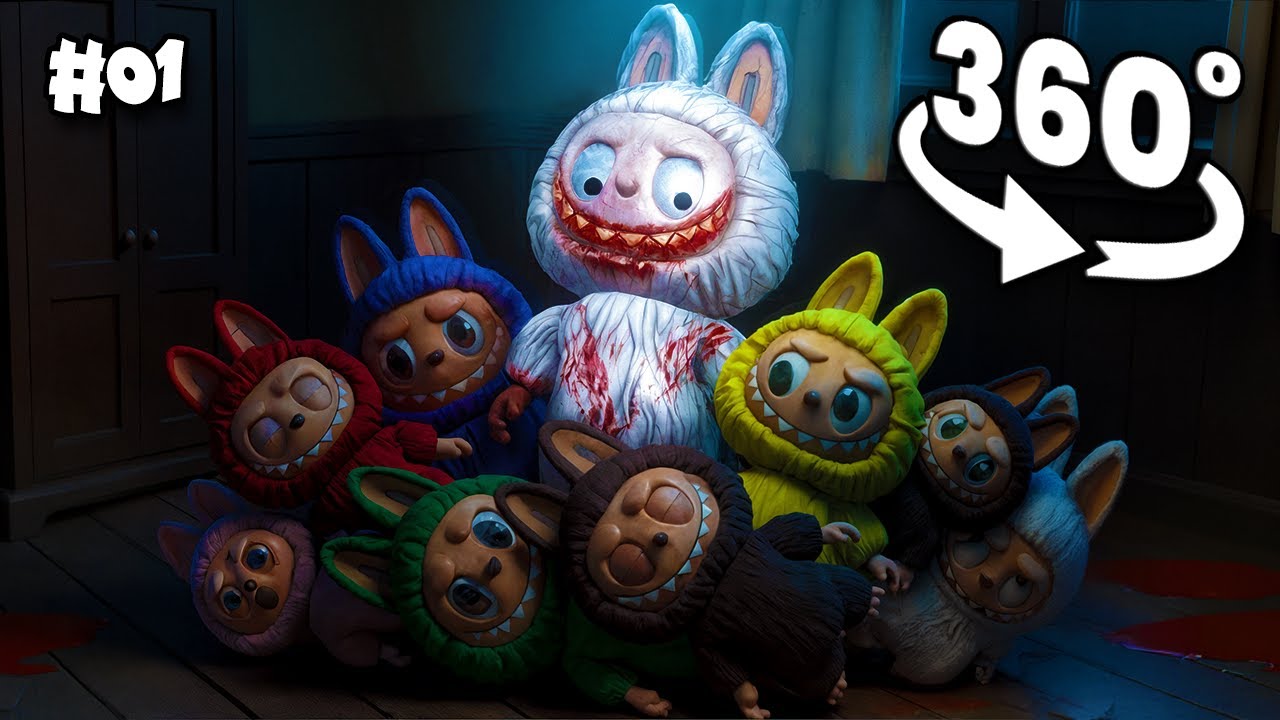 LABUBU 360&deg; Dolls Woke Up! You Were Their Last Victim! Scary VR 360 Video