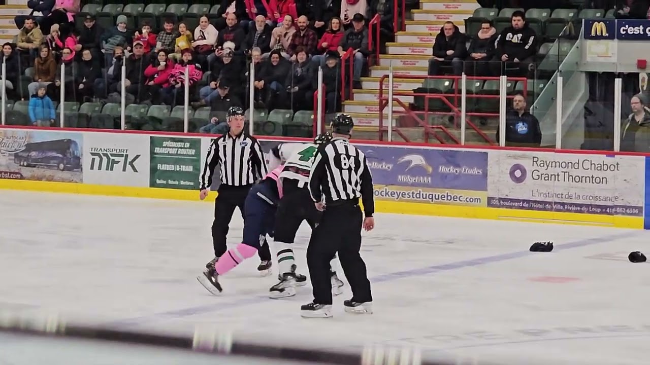 Marc -Olivier Crevier -Morin (3L rivi&egrave;re du Loup) vs Raphael Maheux (Marquis Jonqui&egrave;re) 02-02-2024