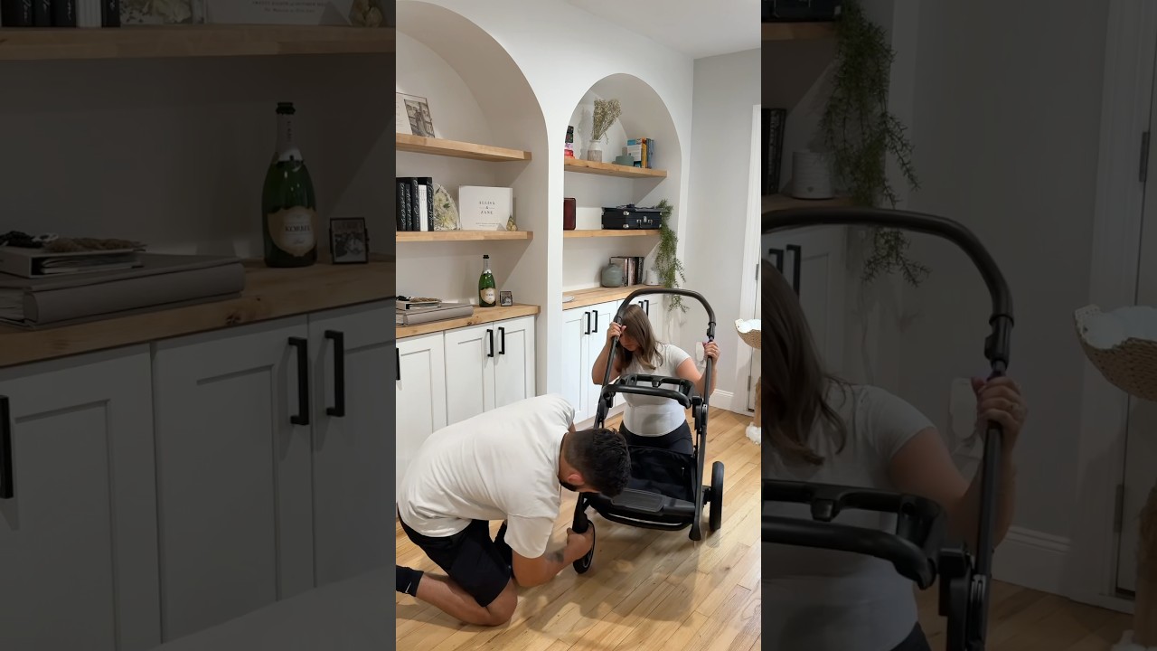 Car seat & stroller unboxing!!! 🥹🍼 #shorts #pregnant #stroller #newmom #parents #unboxing #married