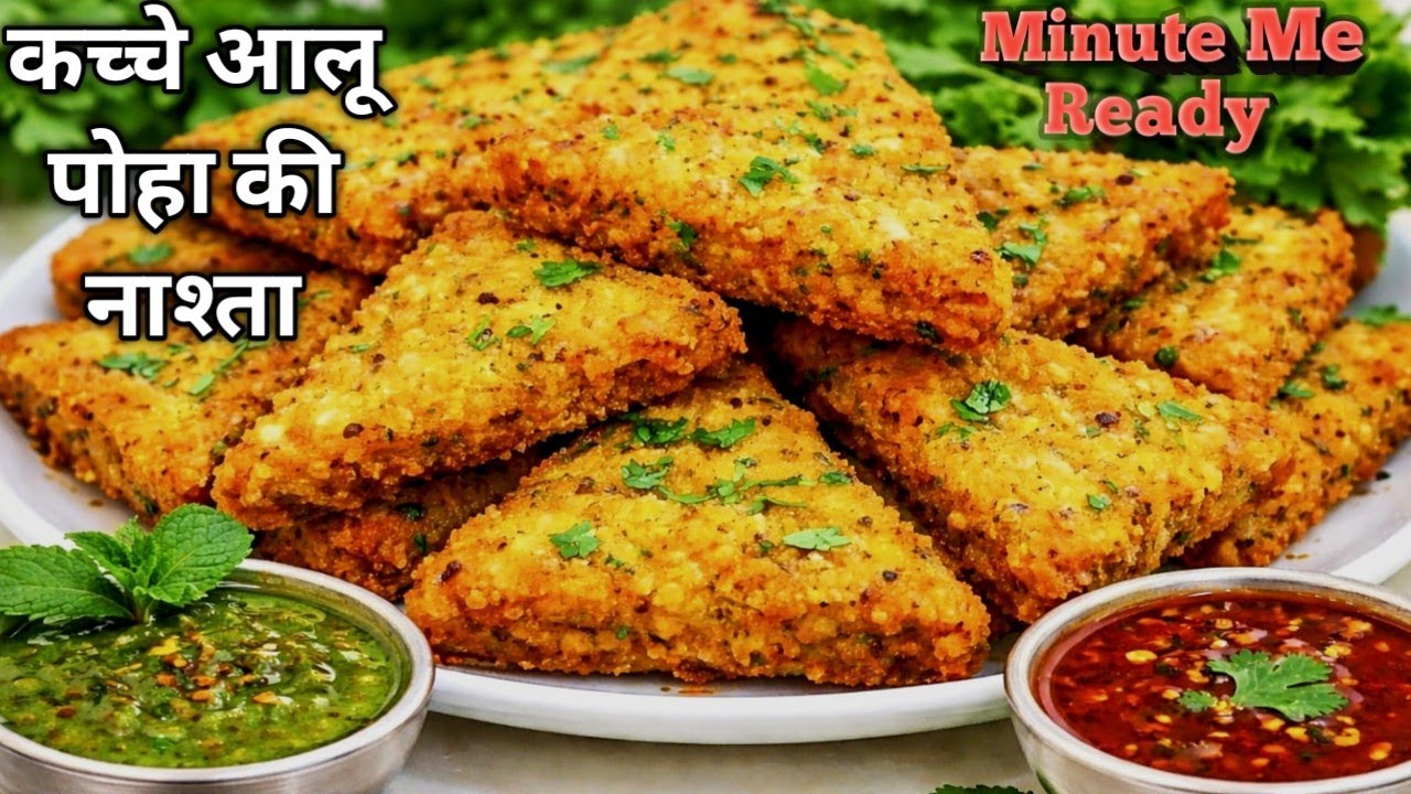 दो कच्चे आलू और पोहा से बनाएं हेल्दी टेस्टी चटपटा नाश्ता | Potato Poha Ki Breakfast | Aloo ki Nasta