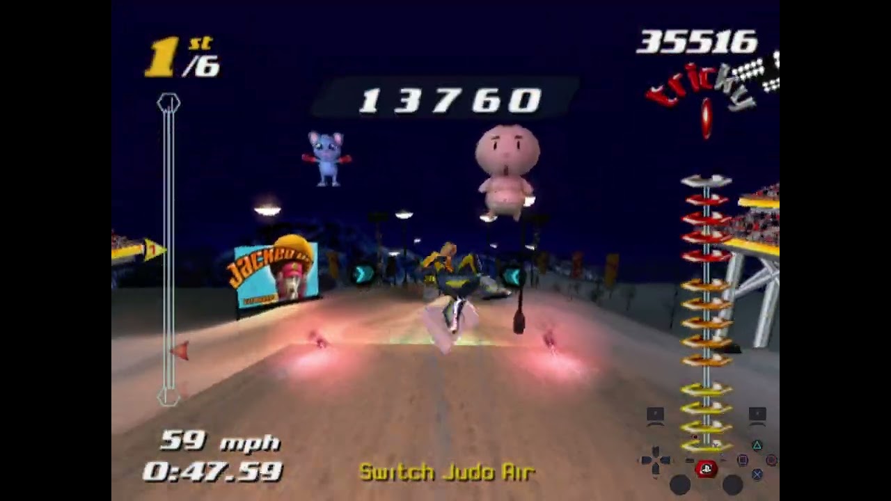 SSX Tricky - Snowdream Race (Clean) - 1:44.85 (WR)