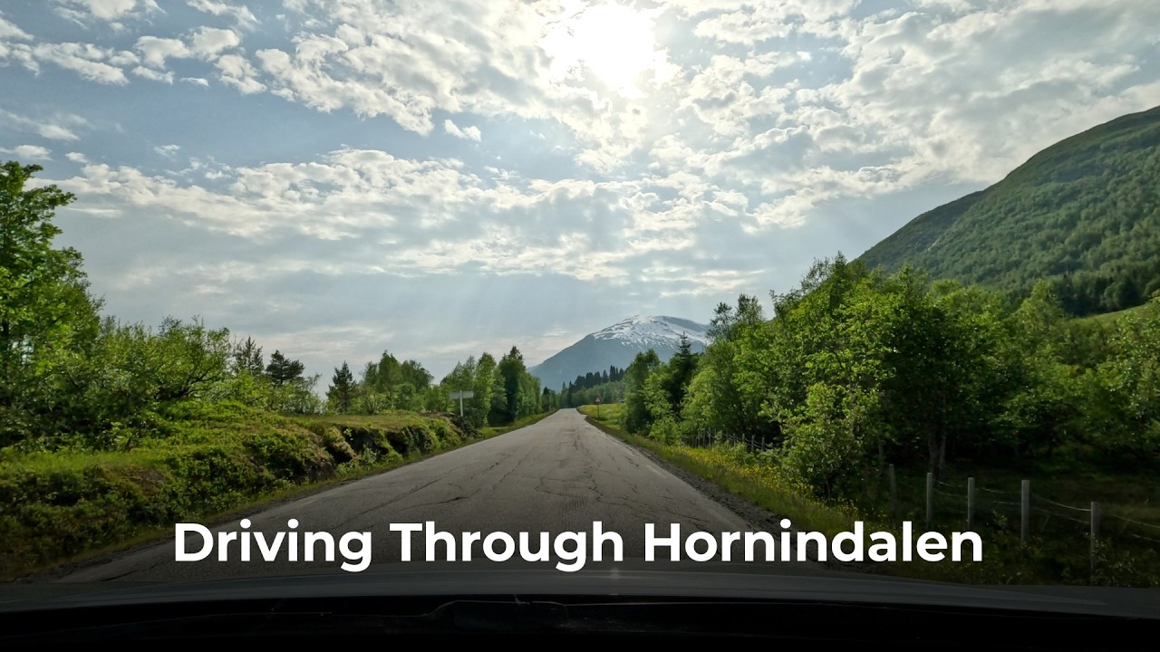 Driving Through Hornindalen | Driving Norway in Real Time 4K 50FPS