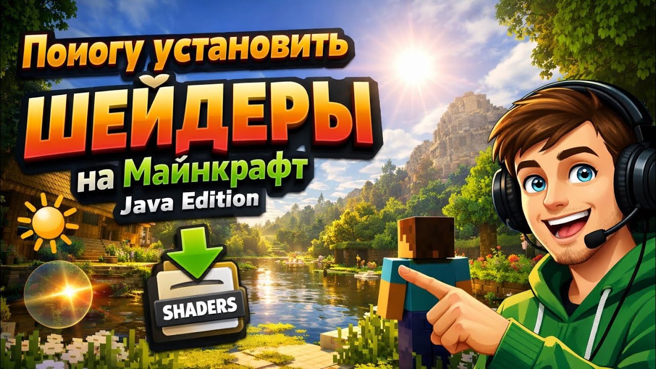 Помогу установить шейдеры на майнкрафт (ТЛАУНЧЕР)