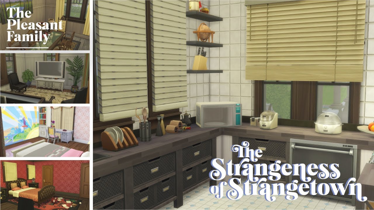 The Pleasant Family - Interior - Maxis Only - No CC - The Sims 4 - The Strangeness Project