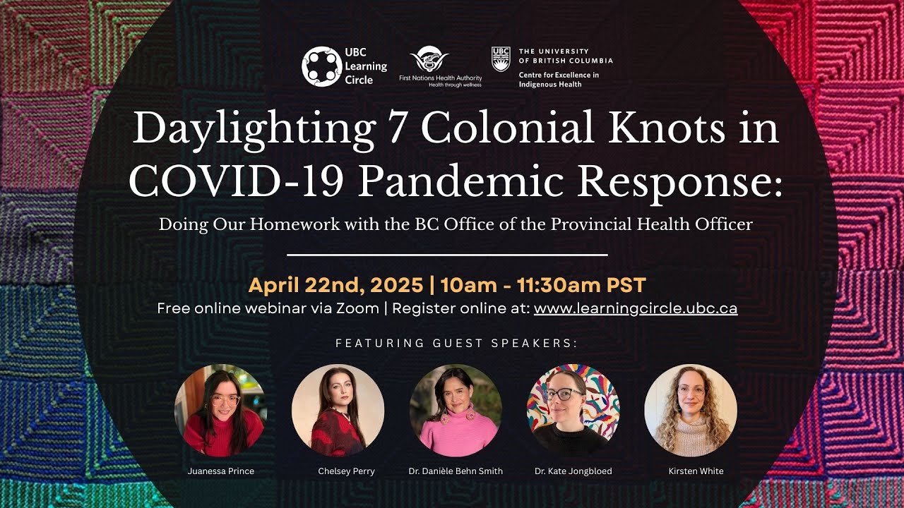 Daylighting 7 Colonial Knots in COVID-19 Pandemic Response: Doing Our Homework with the BC OPHO