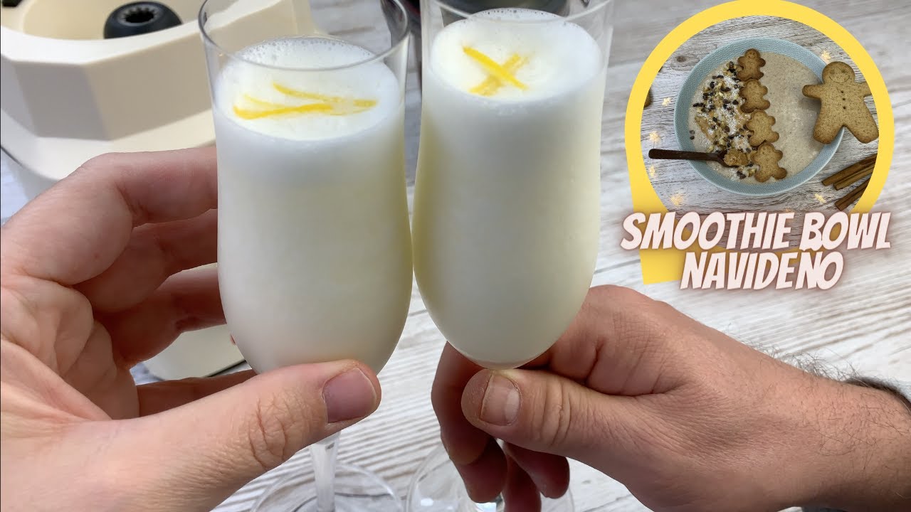 SORBETE DE LIMÓN AL CAVA / SMOOTHIE BOWL NAVIDEÑO Y SMOOTHIE PARA DESPUÉS DE LOS ATRACONES NAVIDEÑOS