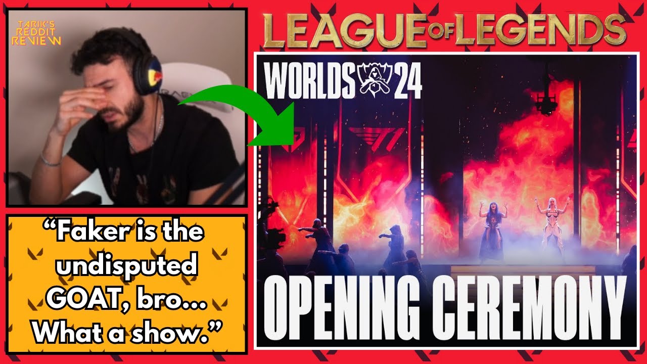 Tarik Reacts To The LoL Worlds 24 Opening Ceremony