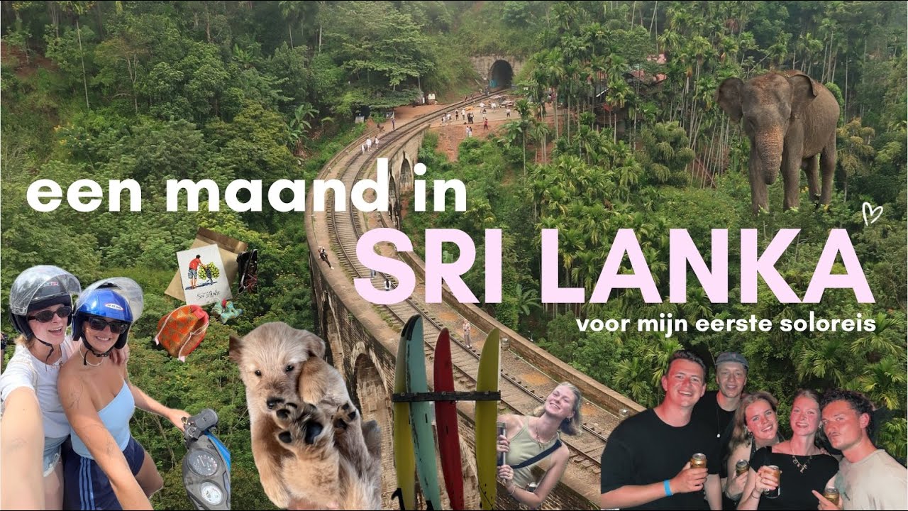 Op eerste solotrip naar Sri Lanka ⭐️ | surfen, hiken, feesten & veel leuke mensen leren kennen!!