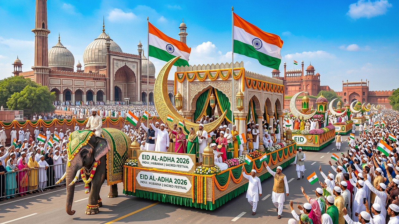 ИД АЛЬ-АДХА 2026 В ИНДИИ 🇮🇳 | Священный исламский праздник, молитвы в Великой мечети и празднован...