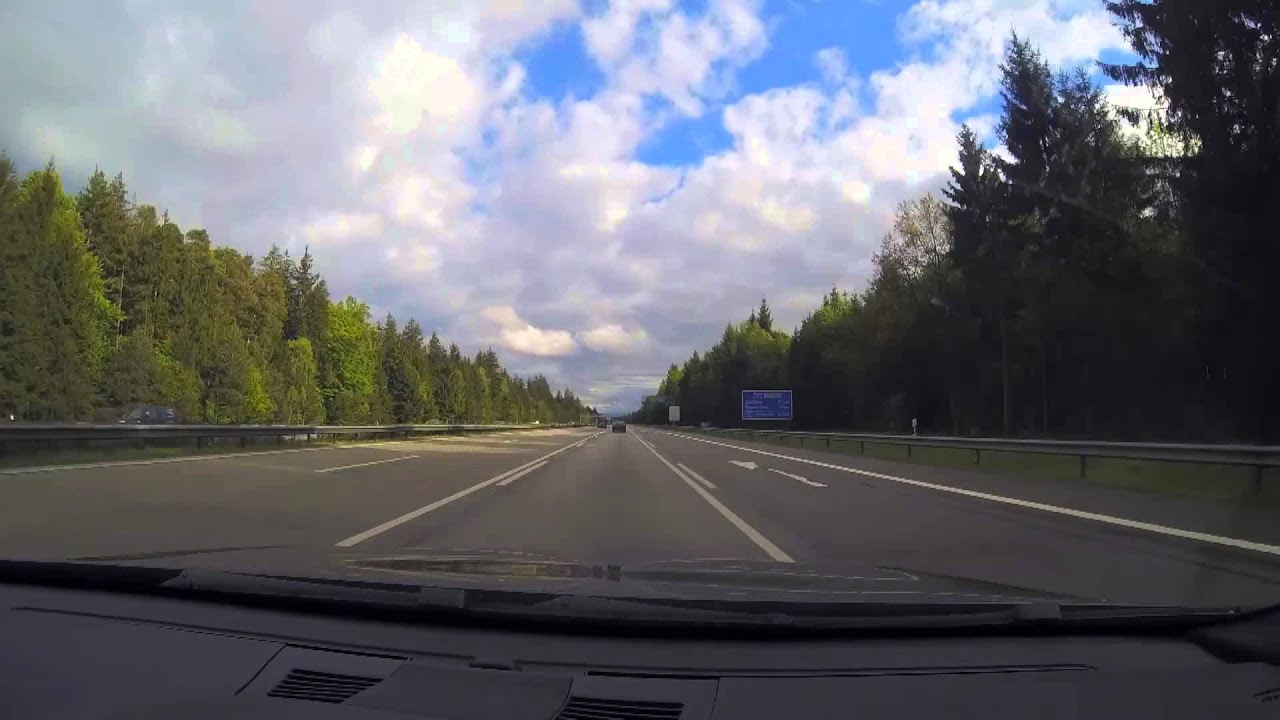 Car drive Munich to Tegernsee [Time Lapse] [HD]