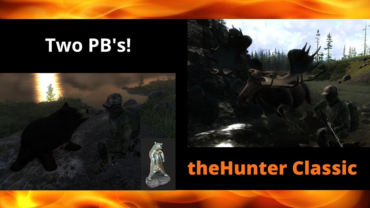 Black Bear Hunt Leads to Two PB's! | theHunter Classic