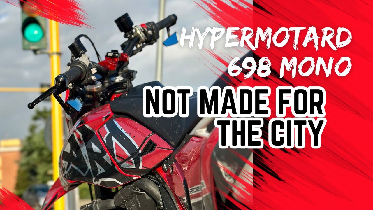 DON'T USE THE HYPERMOTARD 698 IN THE CITY
