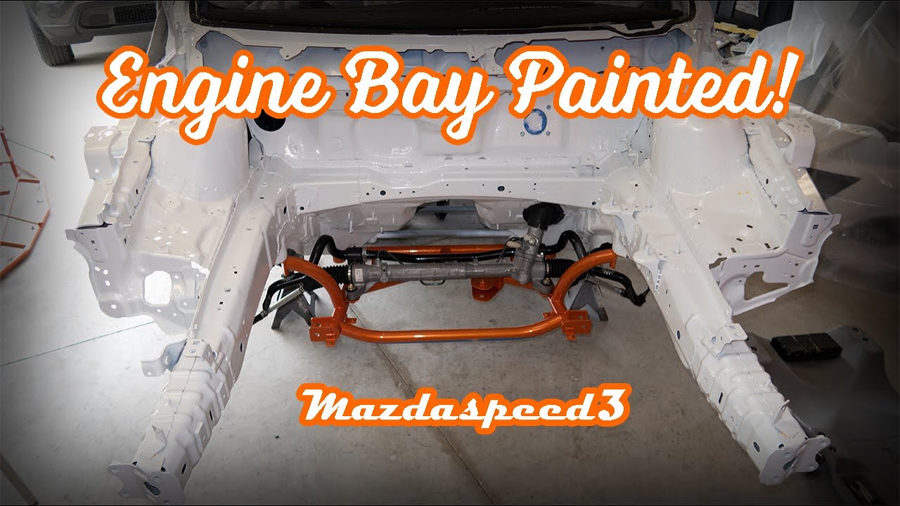 Mazdaspeed3 Engine Bay Paint Job (Episode 40)