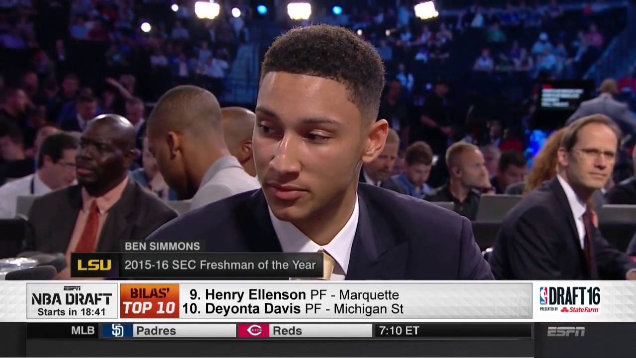 Ben Simmons Pre Draft Interview &brvbar; June 23, 2016 &brvbar; 2016 NBA Draft