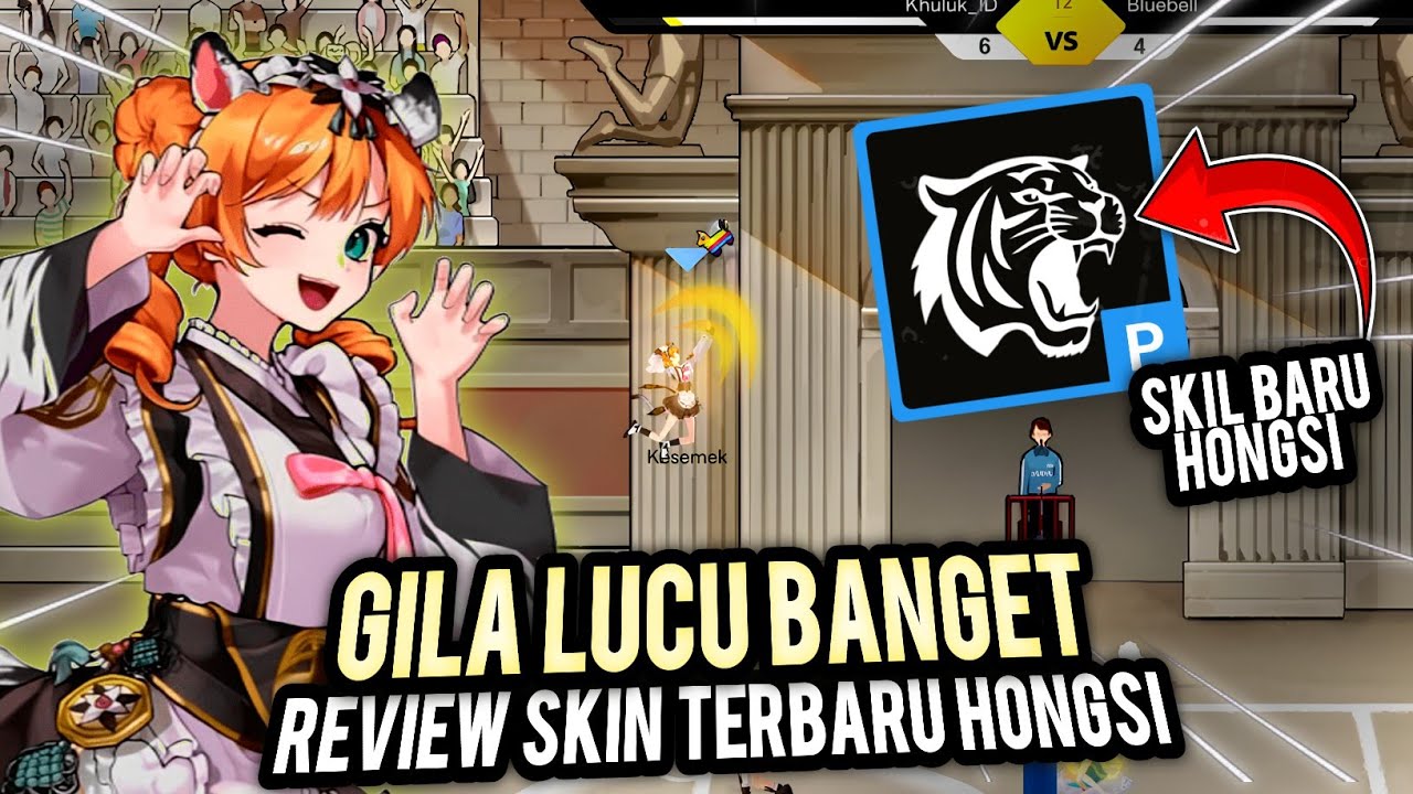 Lucu Banget Guys🥰! Review Skin Terbaru Hongsi - The Spike VolleyBall Cross