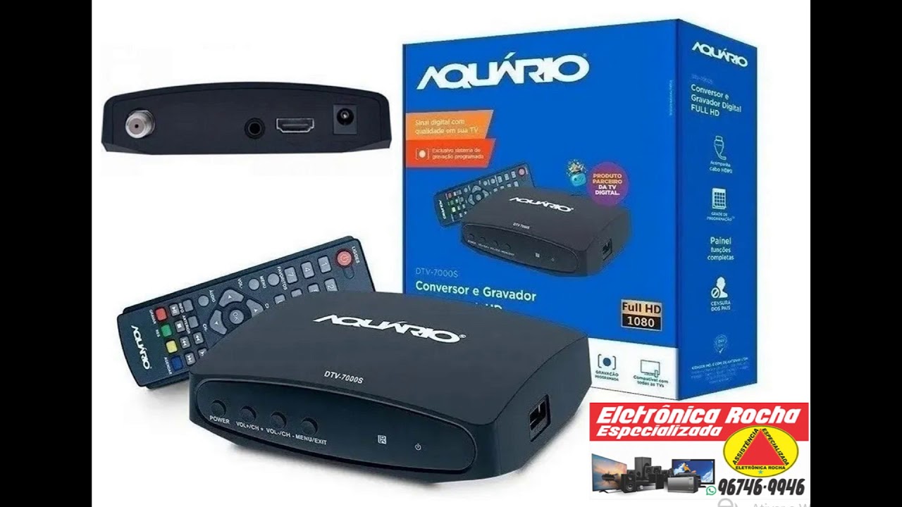 CONVERSOR DIGITAL DTV-7000S AQU&Aacute;RIO
