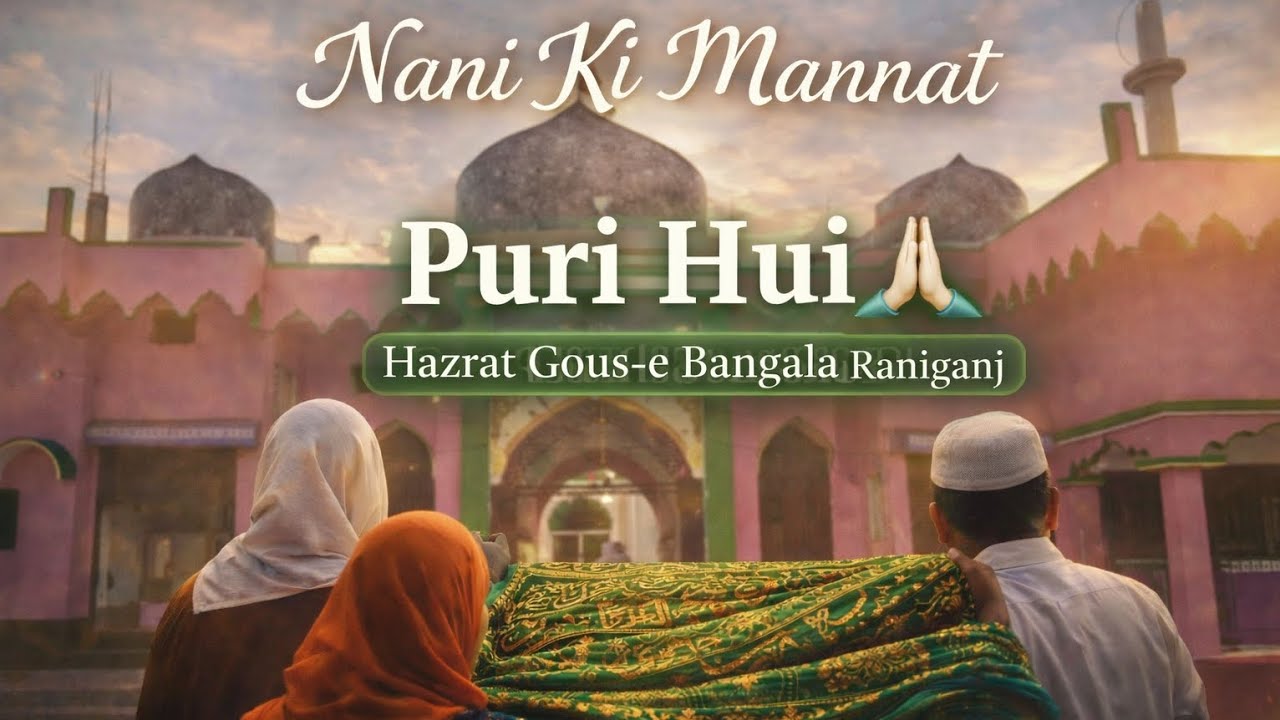 Hazrat Gous-e Bangala Raniganj | Nani Ki Mannat Puri Hui | Chadar Chadhayi ❤️