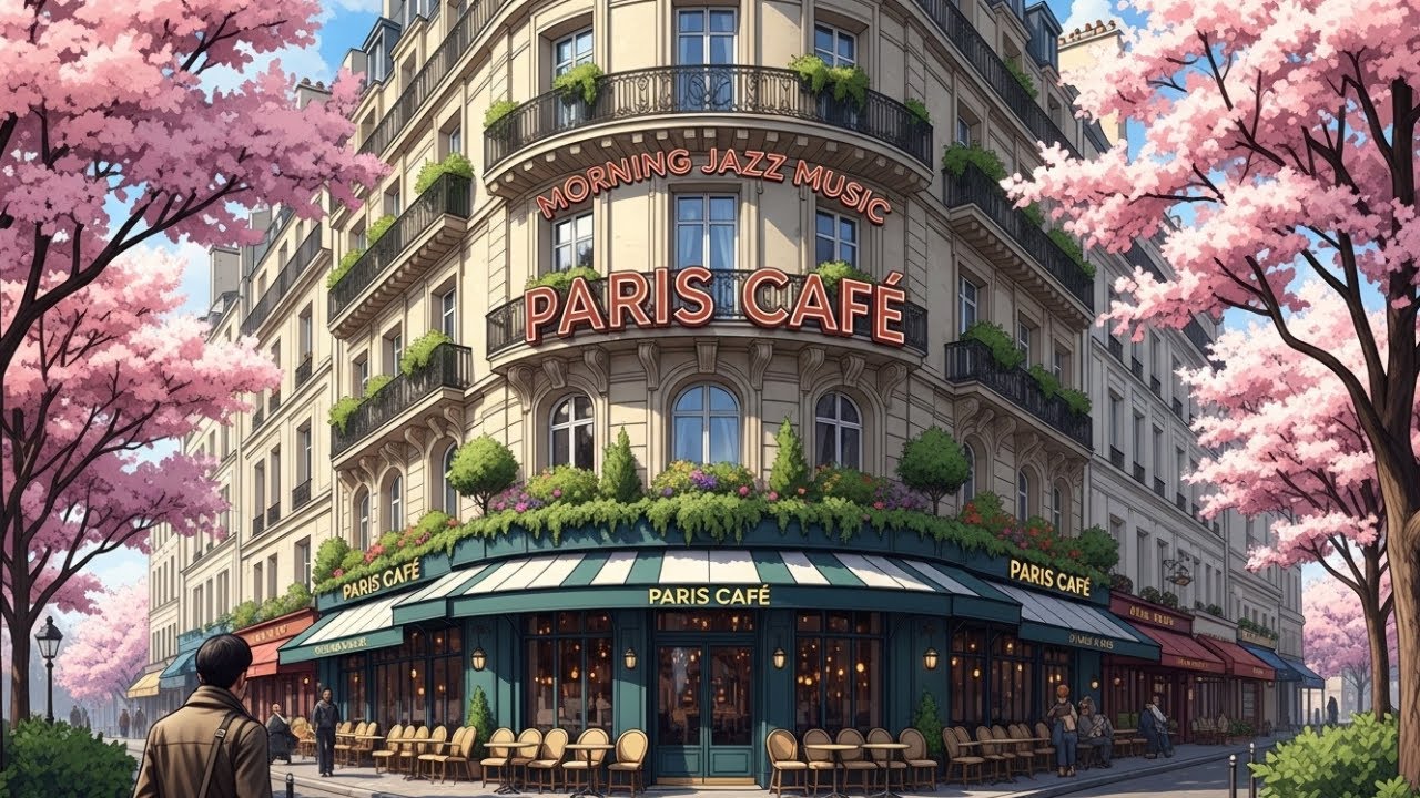 A Peaceful Day in Paris 🌼 French Jazz Instrumental | Cozy Ambience