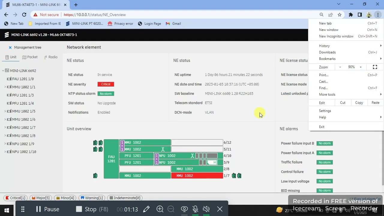 How to Backup the Ericsson ML6692 equipment.