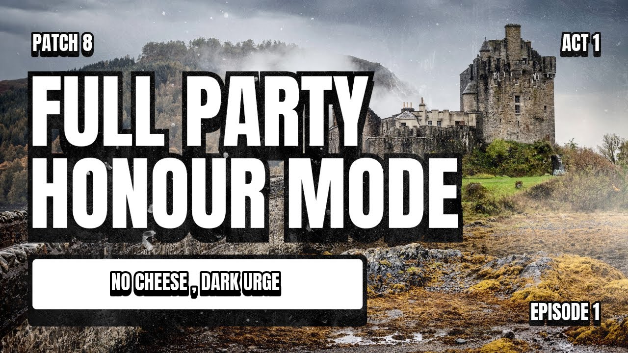 Baldur's Gate 3 Honor Patch 8 | Honour Mode HM | Walkthrough ( Dark Urge ) - EP.1