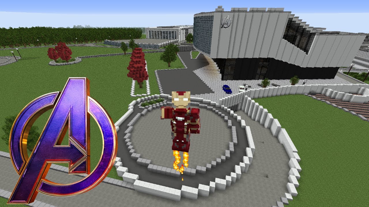 The new Avengers Facility in Minecraft