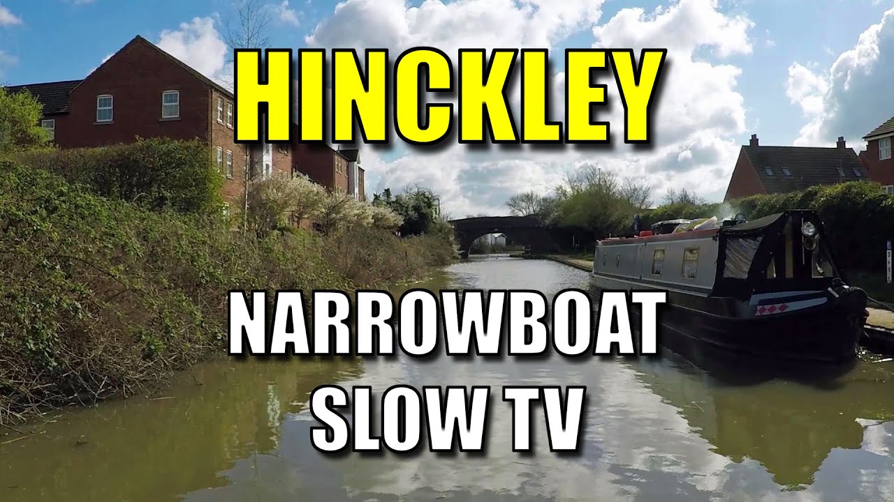 SLOW TV: A narrowboat trip through Hinckley, on the Ashby Canal.