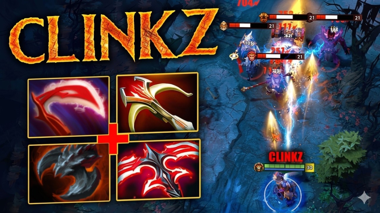 CLINKZ IS IMBA IN 7.41a🔥🔥🔥 One Shot Meta 30 Kills | Dota 2 Gameplay