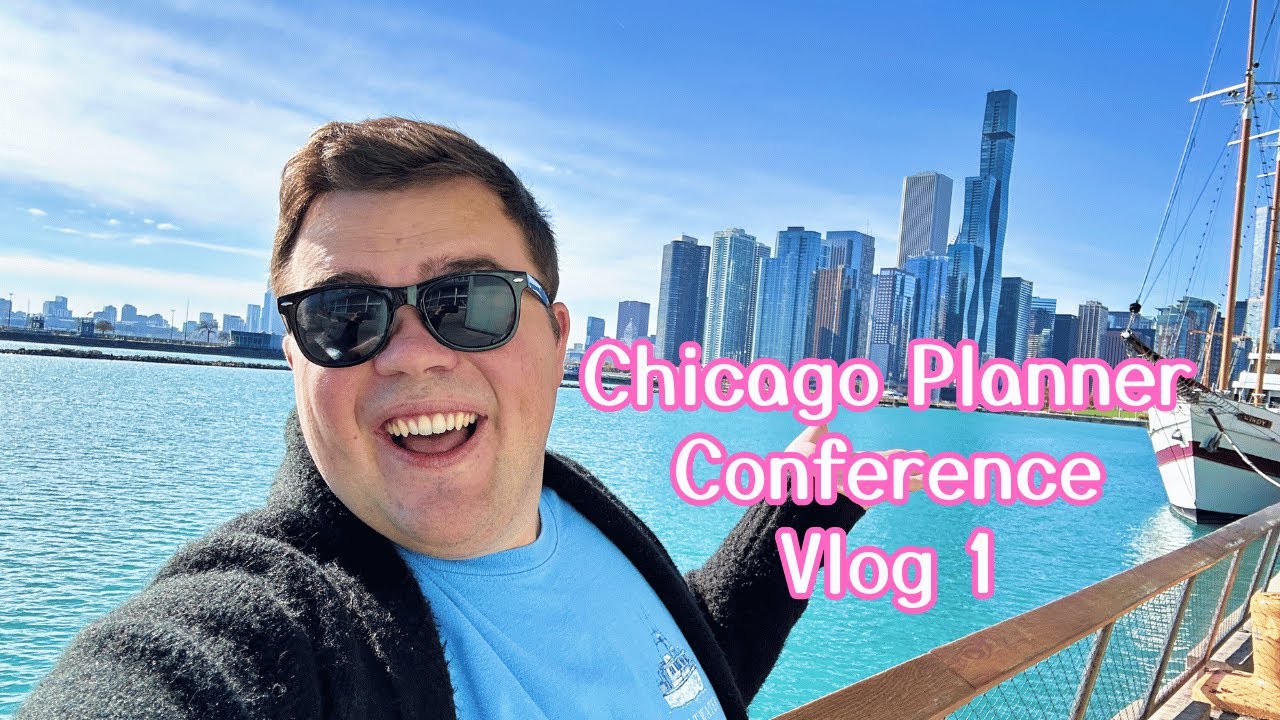 Chicago Planner Conference Vlog 1 - Travel Day, Exploring Chicago & CPC 2024 Day 1