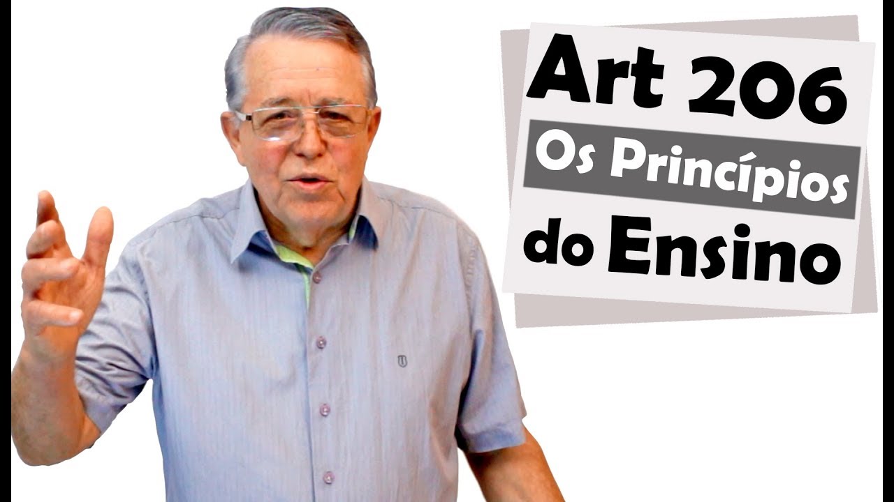 Art 206 Os Princípios do Ensino