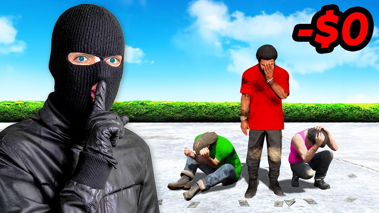 שודד את מייקל טרוור ופרנקלין בGTA V!