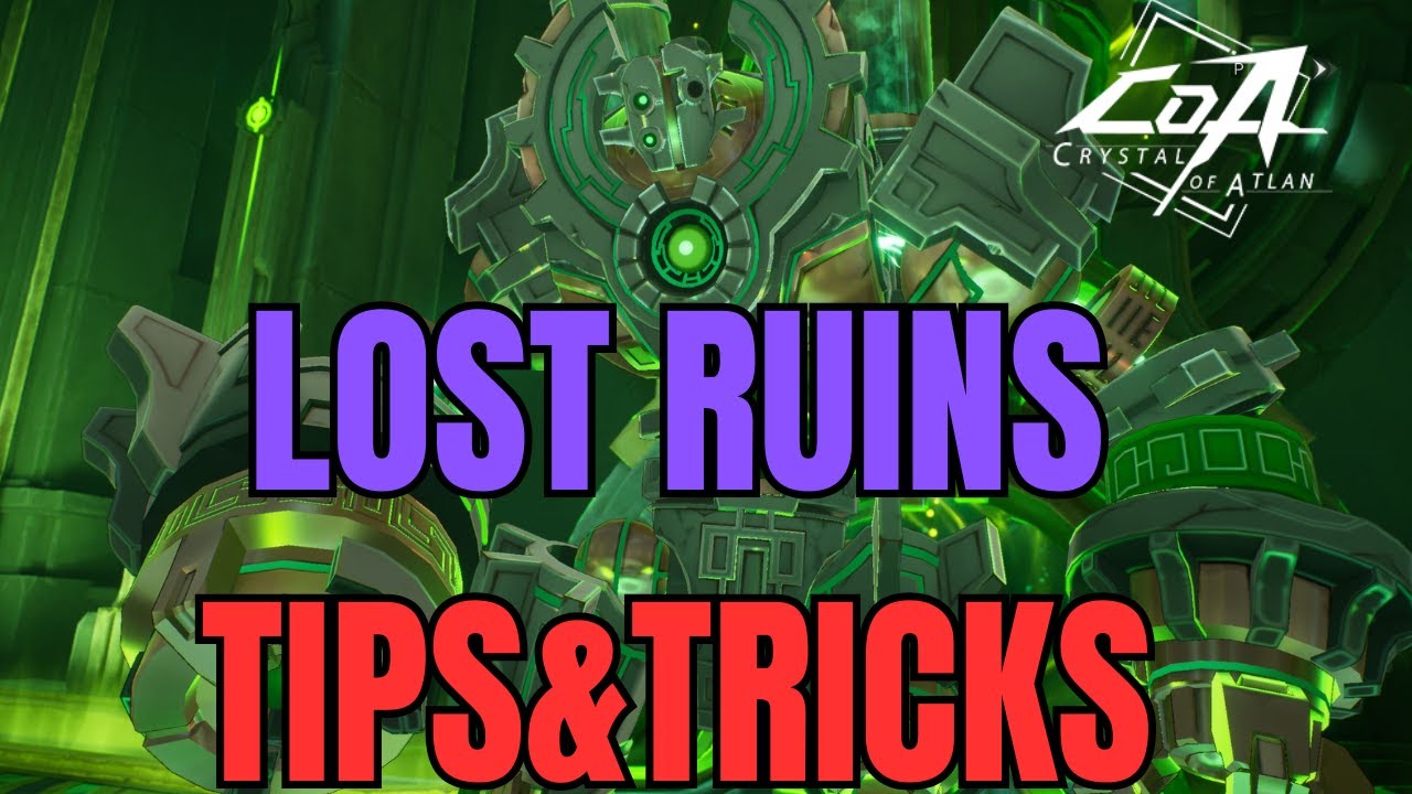 LOST RUINS TEMPLE OF FATE TIPS & TRICKS - Crystal of Atlan