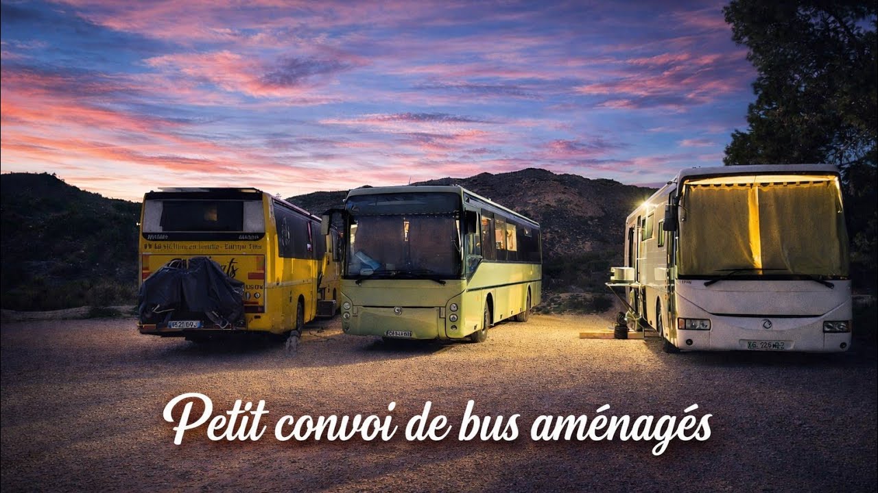 convoi 3 bus aménagés !!!