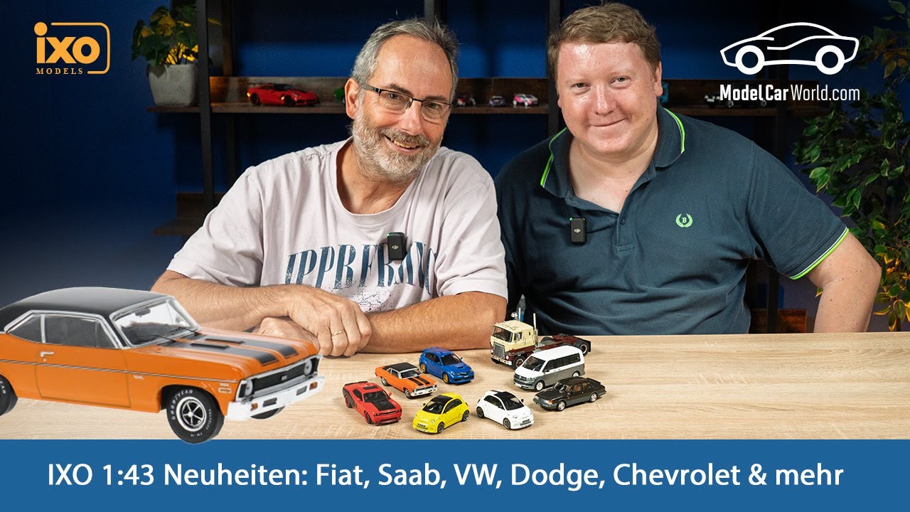 Sammler aufgepasst: IXO-Neuheiten in 1:43 &ndash; Fiat, Saab, VW, Dodge, Chevrolet & mehr