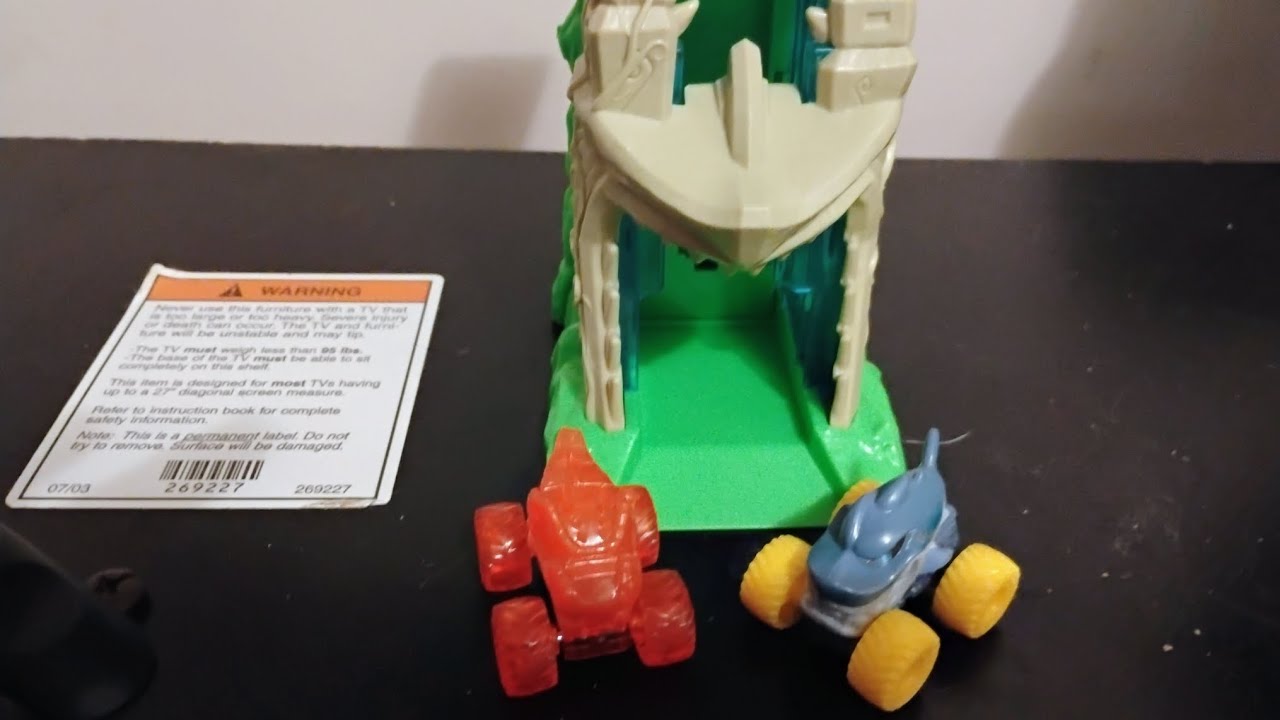 Обзор игрового набора Megalodon jungle blaster Spin Master Monster jam.