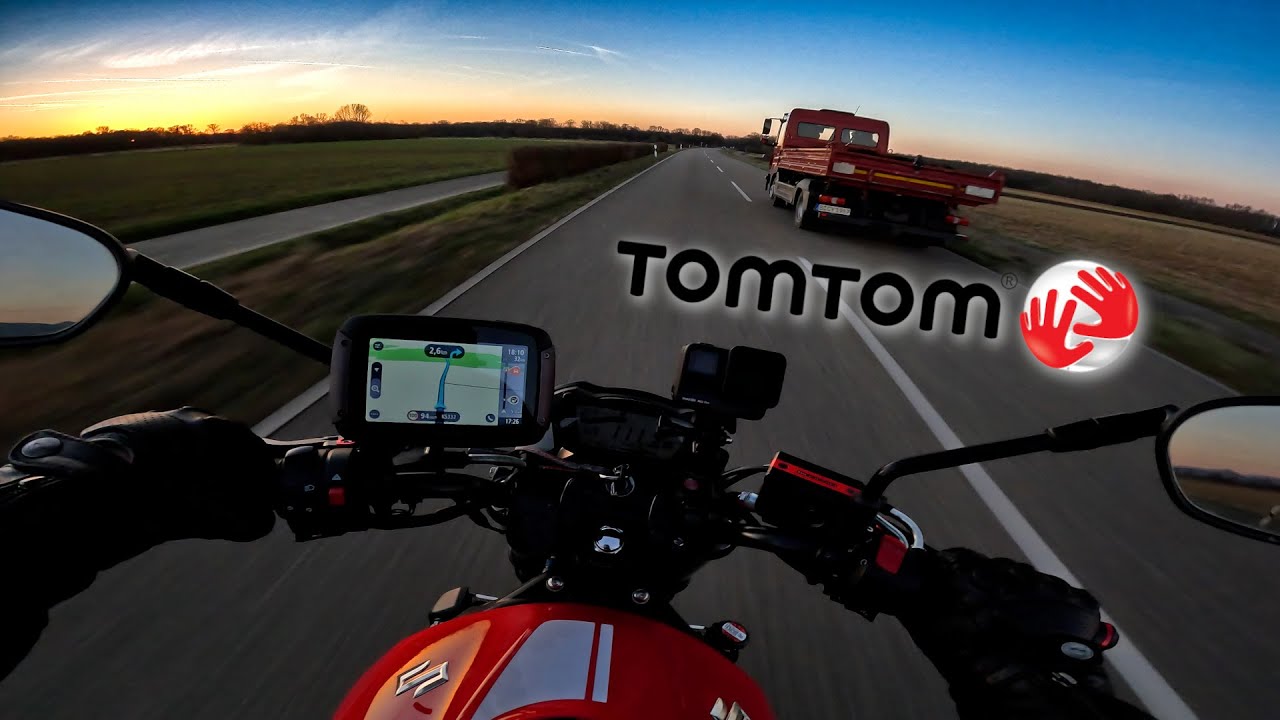 Erster Test Motorrad Navi TomTom Rider 550 mit Cardo / Suzuki SV650