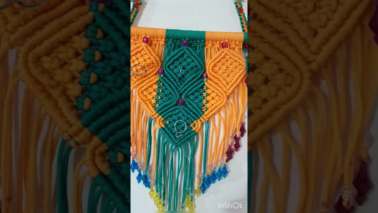 Simple Macrame key Hanger/ macrame wall hanging/ macrame art....