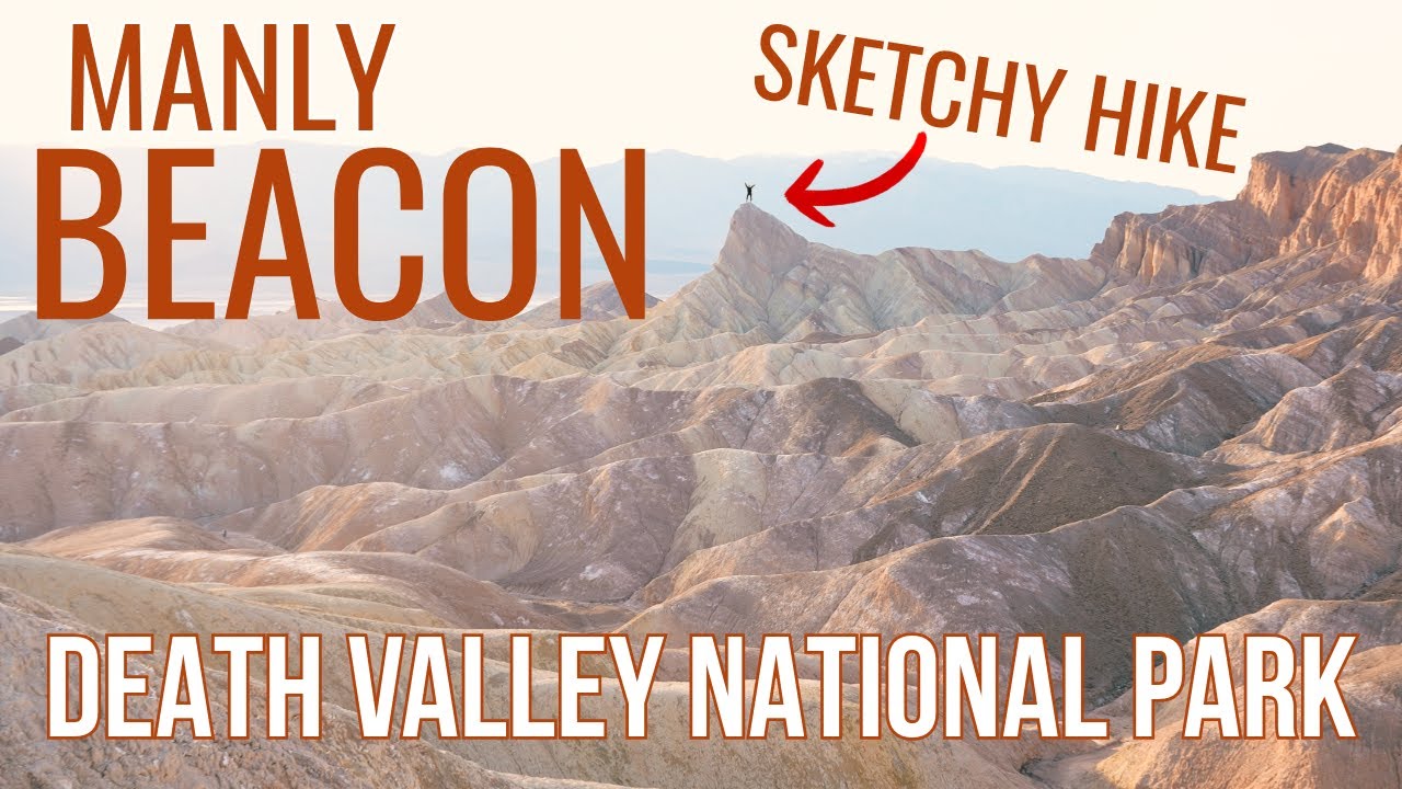 Sketchy Hike in Death Valley - Manly Beacon Hike at Zabriskie Point in Death Valley National Park